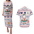 Cat I Do It For Donuts Christmas Couples Matching Puletasi and Hawaiian Shirt Xmas Holiday Patterns - Wonder Print Shop