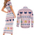 Cat I Do It For Donuts Christmas Couples Matching Short Sleeve Bodycon Dress and Long Sleeve Button Shirt Xmas Holiday Patterns - Wonder Print Shop