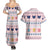 Cat I Do It For Donuts Christmas Couples Matching Summer Maxi Dress and Hawaiian Shirt Xmas Holiday Patterns - Wonder Print Shop