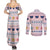 Cat I Do It For Donuts Christmas Couples Matching Summer Maxi Dress and Long Sleeve Button Shirt Xmas Holiday Patterns - Wonder Print Shop
