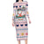 Cat I Do It For Donuts Christmas Family Matching Long Sleeve Bodycon Dress and Hawaiian Shirt Xmas Holiday Patterns - Wonder Print Shop