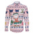 Cat I Do It For Donuts Christmas Family Matching Mermaid Dress and Hawaiian Shirt Xmas Holiday Patterns - Wonder Print Shop