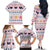 Cat I Do It For Donuts Christmas Family Matching Off The Shoulder Long Sleeve Dress and Hawaiian Shirt Xmas Holiday Patterns - Wonder Print Shop