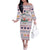 Cat I Do It For Donuts Christmas Family Matching Off The Shoulder Long Sleeve Dress and Hawaiian Shirt Xmas Holiday Patterns - Wonder Print Shop