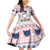 Cat I Do It For Donuts Christmas Family Matching Off Shoulder Short Dress and Hawaiian Shirt Xmas Holiday Patterns - Wonder Print Shop