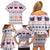 Cat I Do It For Donuts Christmas Family Matching Off Shoulder Short Dress and Hawaiian Shirt Xmas Holiday Patterns - Wonder Print Shop