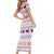 Cat I Do It For Donuts Christmas Family Matching Short Sleeve Bodycon Dress and Hawaiian Shirt Xmas Holiday Patterns - Wonder Print Shop