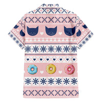 Cat I Do It For Donuts Christmas Family Matching Tank Maxi Dress and Hawaiian Shirt Xmas Holiday Patterns - Wonder Print Shop