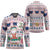 Cat I Do It For Donuts Christmas Hockey Jersey Xmas Holiday Patterns - Wonder Print Shop