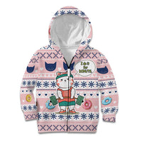 Cat I Do It For Donuts Christmas Kid Hoodie Xmas Holiday Patterns - Wonder Print Shop