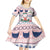 Cat I Do It For Donuts Christmas Kid Short Sleeve Dress Xmas Holiday Patterns - Wonder Print Shop