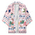 Cat I Do It For Donuts Christmas Kimono Xmas Holiday Patterns - Wonder Print Shop