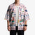 Cat I Do It For Donuts Christmas Kimono Xmas Holiday Patterns - Wonder Print Shop