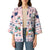 Cat I Do It For Donuts Christmas Kimono Xmas Holiday Patterns - Wonder Print Shop