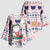 Cat I Do It For Donuts Christmas Kimono Sleeve Blouse Xmas Holiday Patterns - Wonder Print Shop