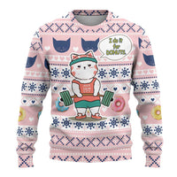 Cat I Do It For Donuts Christmas Ugly Christmas Sweater Xmas Holiday Patterns - Wonder Print Shop