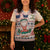 Cat I Do It For Donuts Christmas Knitted V-Neck Vest Xmas Holiday Patterns - Wonder Print Shop