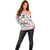 Cat I Do It For Donuts Christmas Off Shoulder Sweater Xmas Holiday Patterns - Wonder Print Shop