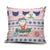Cat I Do It For Donuts Christmas Pillow Cover Xmas Holiday Patterns - Wonder Print Shop