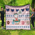 Cat I Do It For Donuts Christmas Quilt Xmas Holiday Patterns - Wonder Print Shop