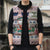 Cat I Do It For Donuts Christmas Sleeveless Puffer Jacket Xmas Holiday Patterns - Wonder Print Shop