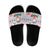 Cat I Do It For Donuts Christmas Slide Sandals Xmas Holiday Patterns - Wonder Print Shop
