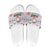 Cat I Do It For Donuts Christmas Slide Sandals Xmas Holiday Patterns - Wonder Print Shop