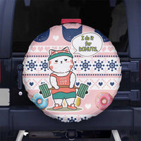 Cat I Do It For Donuts Christmas Spare Tire Cover Xmas Holiday Patterns - Wonder Print Shop