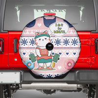 Cat I Do It For Donuts Christmas Spare Tire Cover Xmas Holiday Patterns - Wonder Print Shop