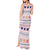 Cat I Do It For Donuts Christmas Tank Maxi Dress Xmas Holiday Patterns - Wonder Print Shop