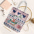 Cat I Do It For Donuts Christmas Tote Bag Xmas Holiday Patterns - Wonder Print Shop
