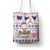 Cat I Do It For Donuts Christmas Tote Bag Xmas Holiday Patterns - Wonder Print Shop