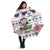 Cat I Do It For Donuts Christmas Umbrella Xmas Holiday Patterns - Wonder Print Shop