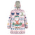 Cat I Do It For Donuts Christmas Wearable Blanket Hoodie Xmas Holiday Patterns - Wonder Print Shop