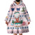 Cat I Do It For Donuts Christmas Wearable Blanket Hoodie Xmas Holiday Patterns - Wonder Print Shop