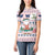 Cat I Do It For Donuts Christmas Women Polo Shirt Xmas Holiday Patterns - Wonder Print Shop