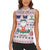 Cat I Do It For Donuts Christmas Women Sleeveless Polo Shirt Xmas Holiday Patterns - Wonder Print Shop