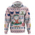 Cat I Do It For Donuts Christmas Zip Hoodie Xmas Holiday Patterns - Wonder Print Shop