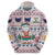 Cat I Do It For Donuts Christmas Zip Hoodie Xmas Holiday Patterns - Wonder Print Shop