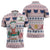 Cat I Do It For Donuts Christmas Zipper Polo Shirt Xmas Holiday Patterns - Wonder Print Shop