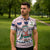 Cat I Do It For Donuts Christmas Zipper Polo Shirt Xmas Holiday Patterns - Wonder Print Shop