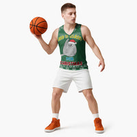 Cat Keep It Classy Christmas Basketball Jersey Xmas Holiday Patterns - Wonder Print Shop