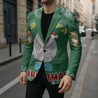 Cat Keep It Classy Christmas Blazer Xmas Holiday Patterns - Wonder Print Shop
