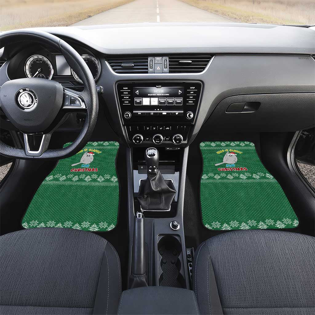 Cat Keep It Classy Christmas Car Mats Xmas Holiday Patterns - Wonder Print Shop