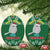 Cat Keep It Classy Christmas Ceramic Ornament Xmas Holiday Patterns - Wonder Print Shop