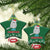 Cat Keep It Classy Christmas Ceramic Ornament Xmas Holiday Patterns - Wonder Print Shop