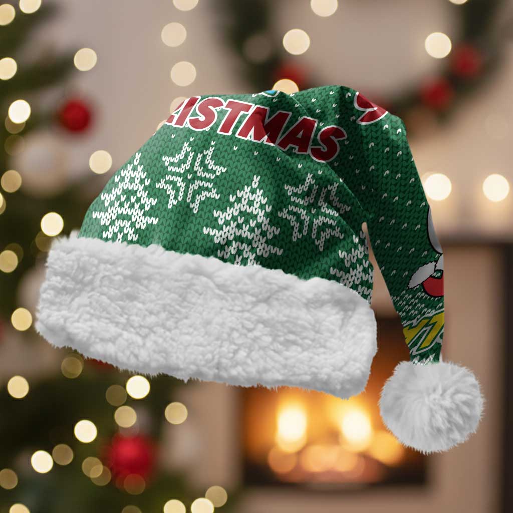 Cat Keep It Classy Christmas Santa Hat Xmas Holiday Patterns - Wonder Print Shop