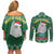 Cat Keep It Classy Christmas Couples Matching Off Shoulder Short Dress and Long Sleeve Button Shirt Xmas Holiday Patterns - Wonder Print Shop