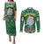 Cat Keep It Classy Christmas Couples Matching Puletasi and Long Sleeve Button Shirt Xmas Holiday Patterns - Wonder Print Shop