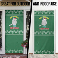 Cat Keep It Classy Christmas Door Cover Xmas Holiday Patterns - Wonder Print Shop